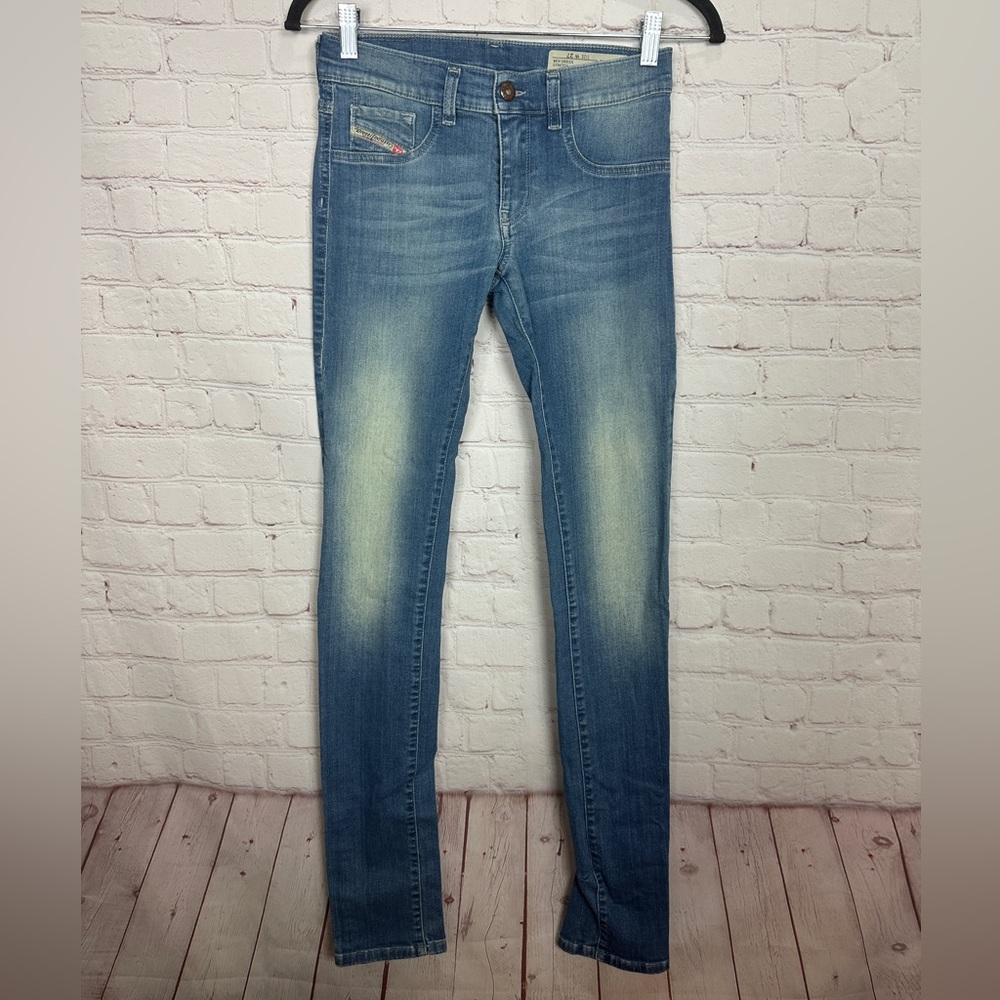 Diesel W27 L33 Super Slim Legging Stretch Livier Low Rise Jeans Women